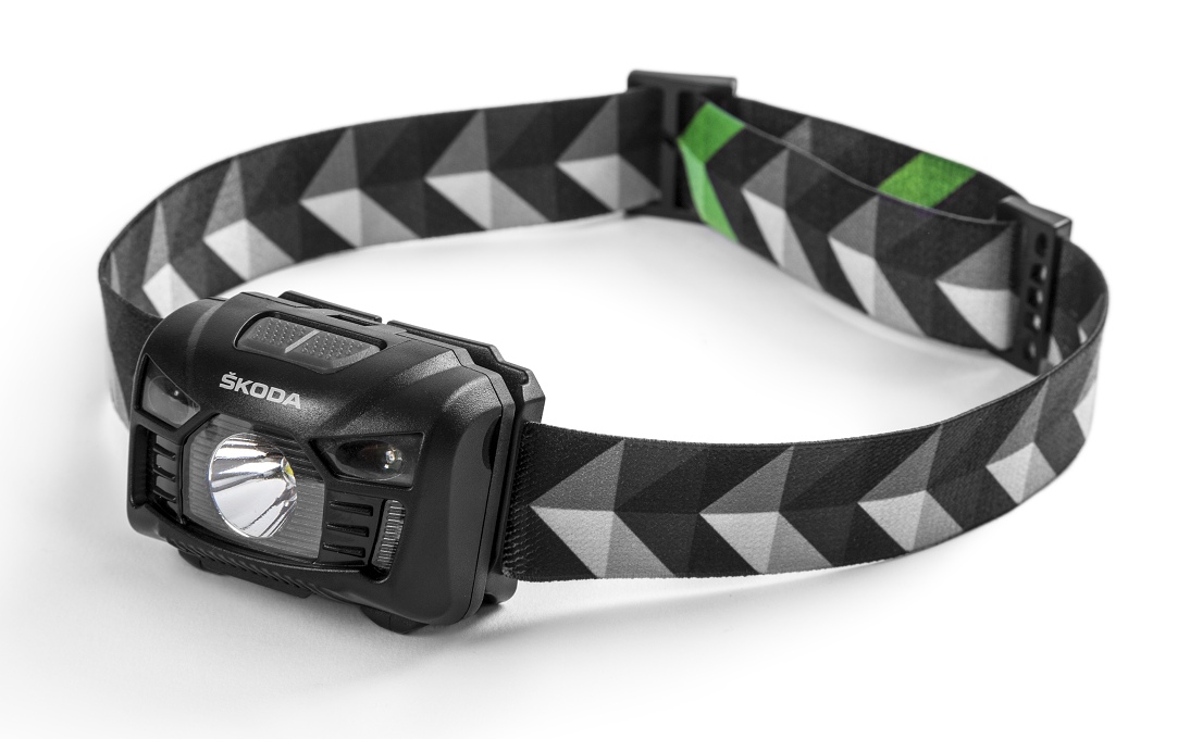 Skoda LED Stirnlampe mit Bewegungssensor