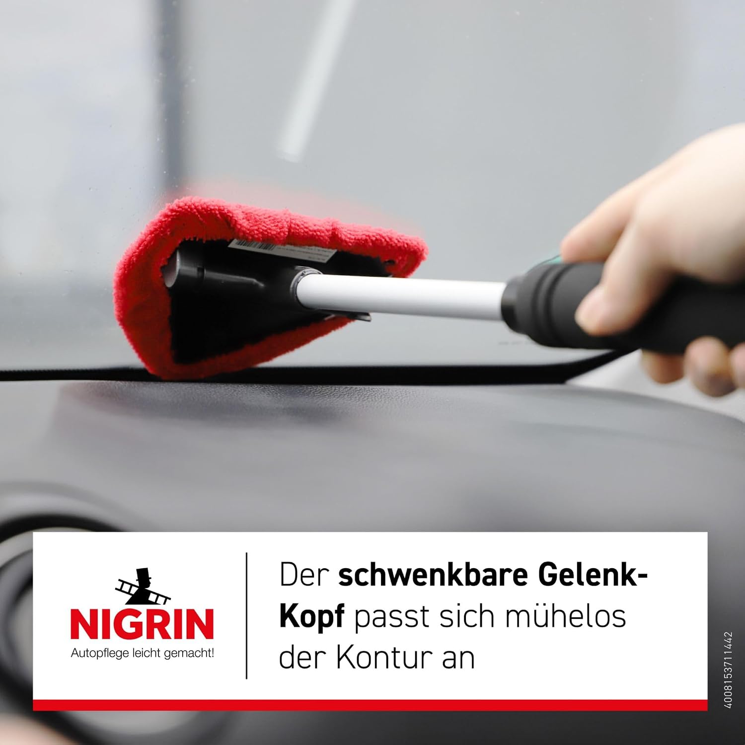 NIGRIN Scheiben-Innenreiniger Teleskop