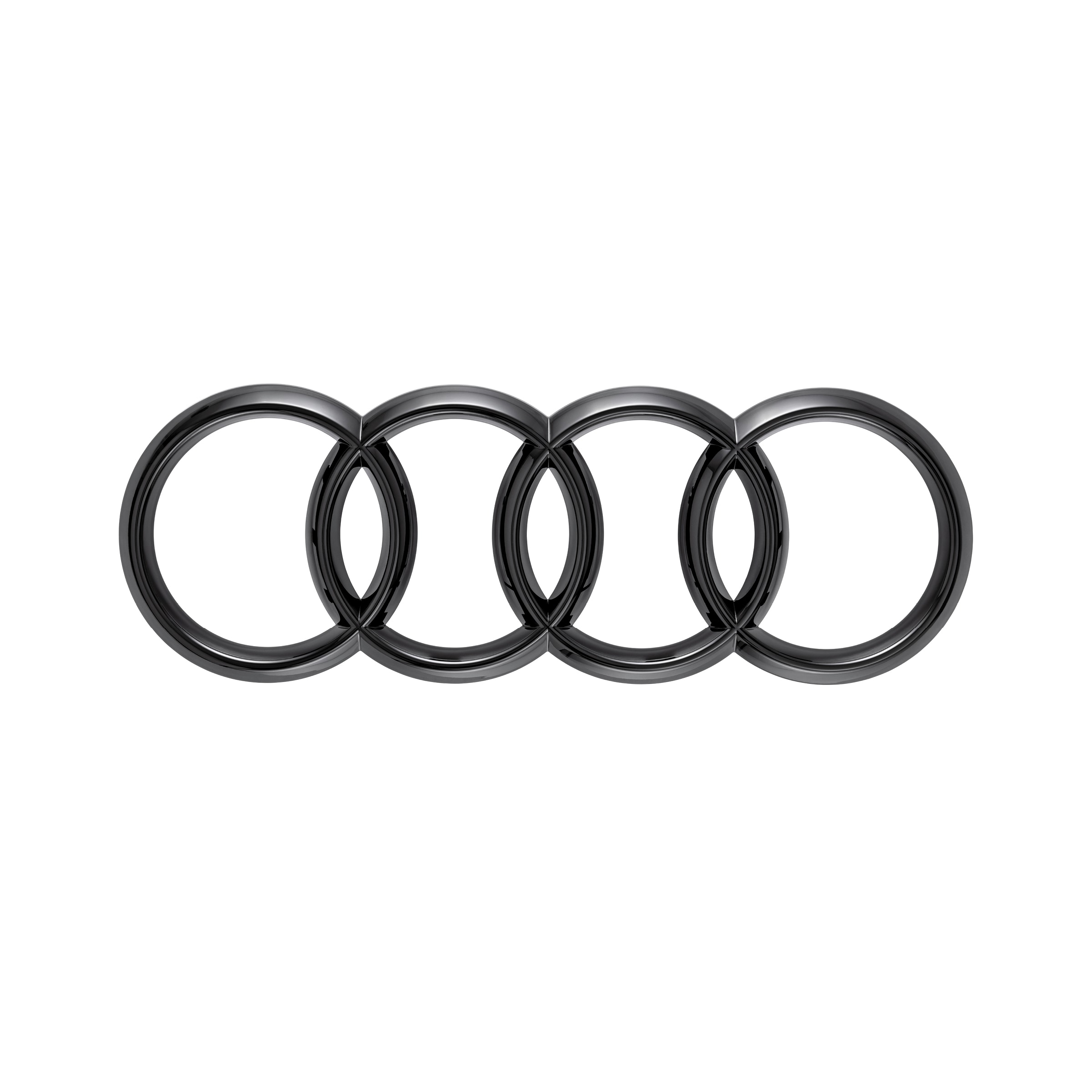 Audi Ringe in Schwarz A3 S3 A4 S4 A5 S5