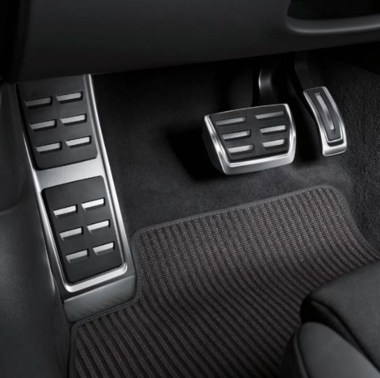 Fußstütze und Pedalkappen Edelstahl A6 e-tron Q6 e-tron
